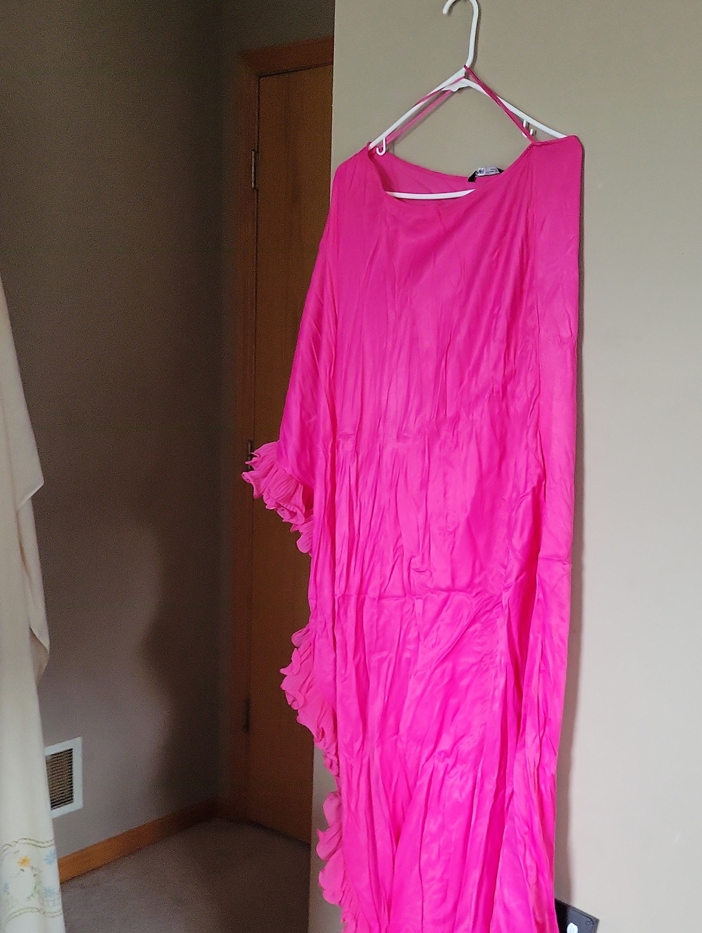 Zara Hot Pink Slip Dress